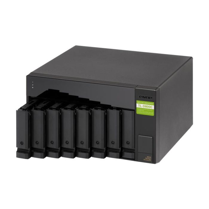 QNAP TL-D800C caja para disco duro externo Carcasa de disco duro/SSD Negro, Gris 2.5/3.5" 6 QNAP TL-D800C caja para disco duro externo Carcasa de disco duro/SSD Negro, Gris 2.5/3.5" 6