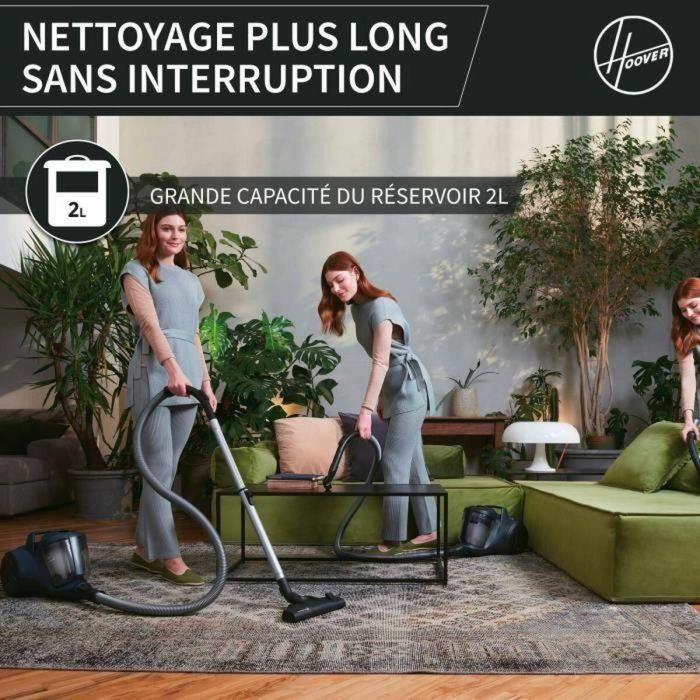 Hoover HP110HM Aspirador de bidón sin bolsa, Potencia 700W, Capacidad 2L, Nivel de Ruido 78 dBA, Color Azul 5 Hoover HP110HM Aspirador de bidón sin bolsa, Potencia 700W, Capacidad 2L, Nivel de Ruido 78 dBA, Color Azul 5