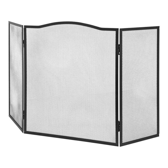 Rejilla salvachispas plegable color negro 101 x 0,5 x 61 cm 1