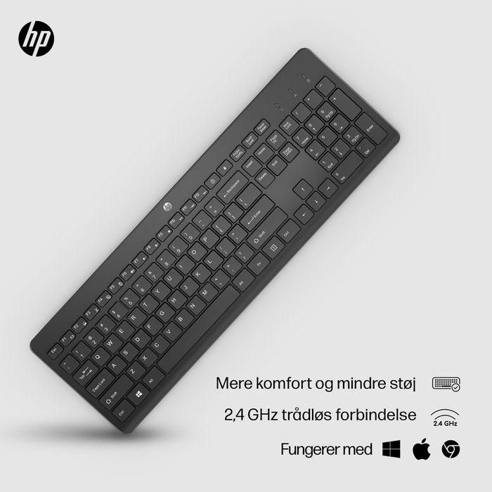 HP Teclado inalámbrico 230 Negro – Diseño silencioso y cómodo para una productividad sin ruidos 14