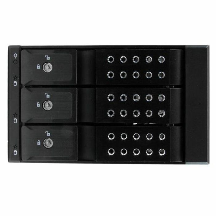 Rack Startech HSB3SATSASBA Negro 3,5" Portátil 3