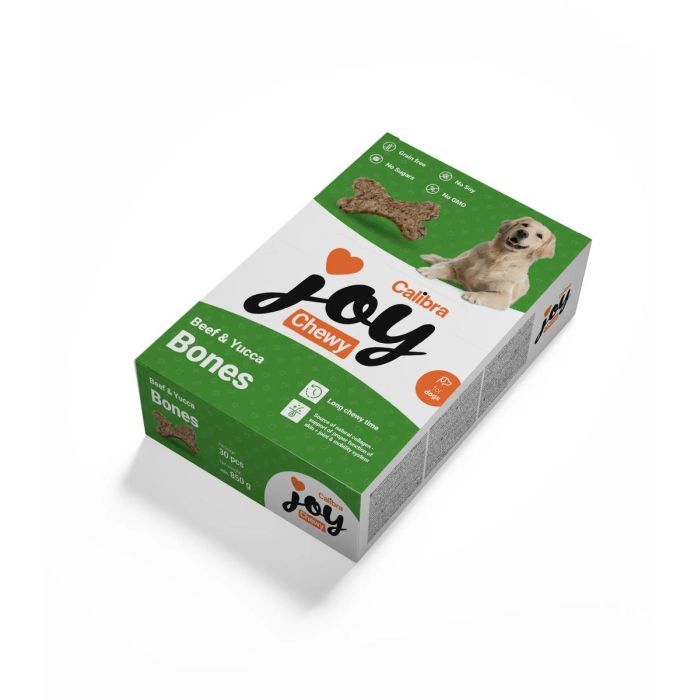 Calibra Joy Dog Chewy Hueso Vacuno Y Yucca 30 Unidades 850 gr