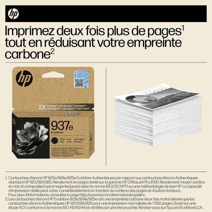 Hp Tinta Negro Officejet Pro 9110, 9120, 9130, 9720, 9730 - Nº 937E Alta Capacidad XL 19 Hp Tinta Negro Officejet Pro 9110, 9120, 9130, 9720, 9730 - Nº 937E Alta Capacidad XL 19