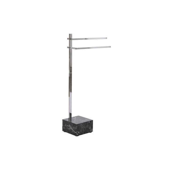 Toallero Moderno DKD Home Decor Plateado Negro 21 x 80 x 45 cm Toallero Moderno DKD Home Decor Plateado Negro 21 x 80 x 45 cm