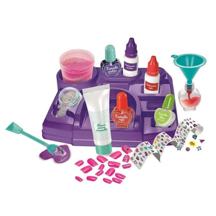 Juego esmaltes y uñas. crea tus esmaltes de colors. 37x28,1x6,5 cm. 1 Juego esmaltes y uñas. crea tus esmaltes de colors. 37x28,1x6,5 cm. 1