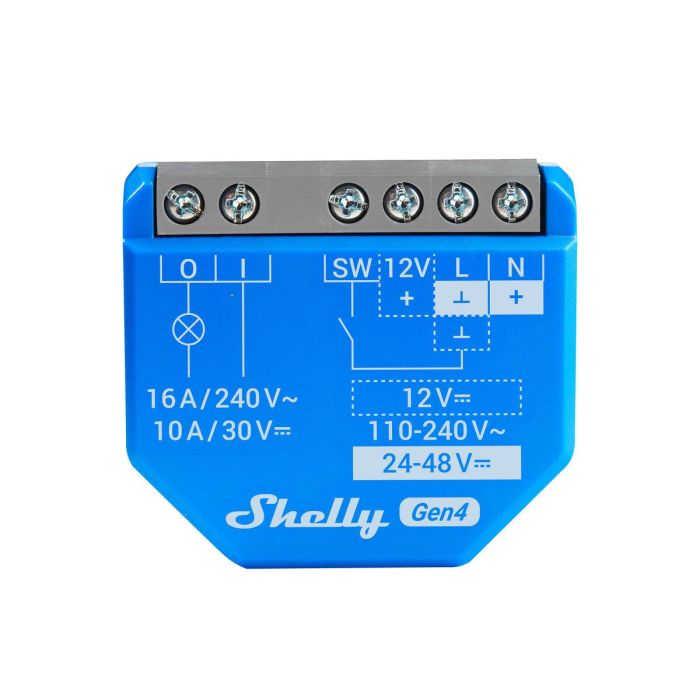 Shelly 1 Gen4 Relais Inteligente 1 Canal 16A WLAN Matter Zigbee Bluetooth 7