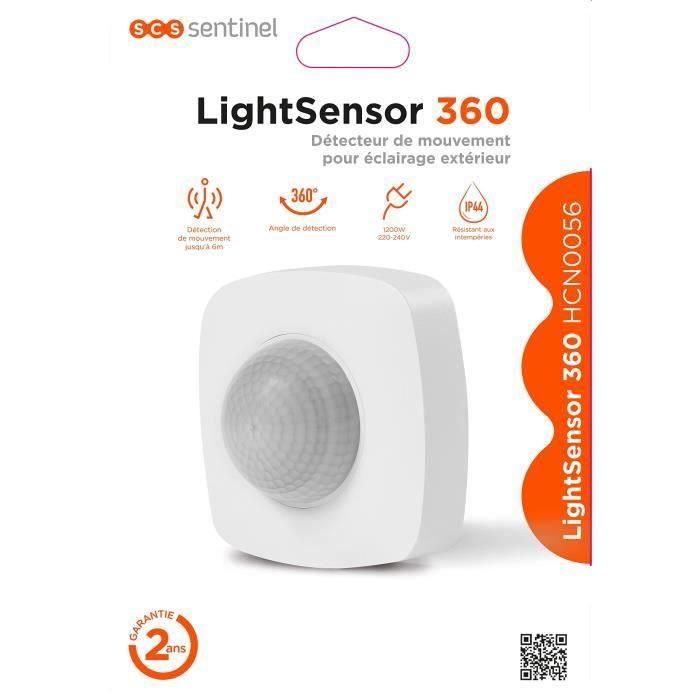 Detector de movimiento SCS SENTINEL - LightSensor 360 - Para iluminación exterior de 360 ° 2 Detector de movimiento SCS SENTINEL - LightSensor 360 - Para iluminación exterior de 360 ° 2