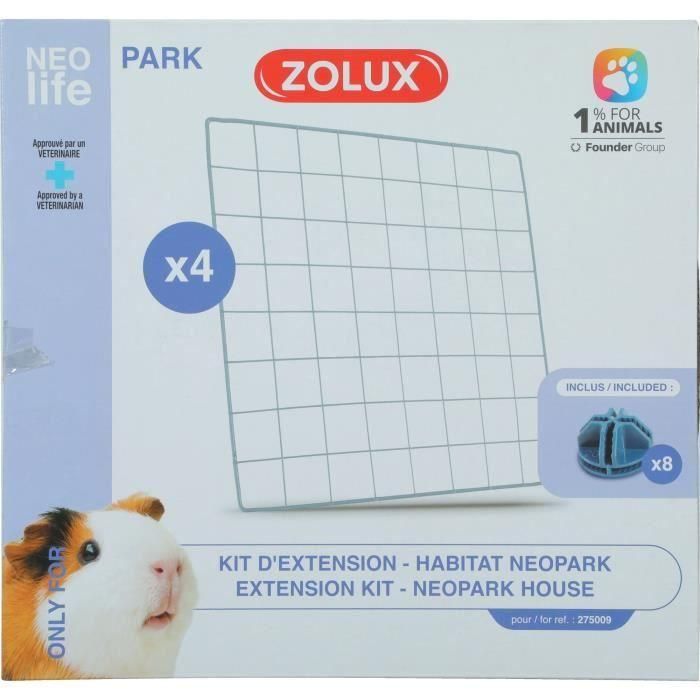 Kit de ampliación para recinto modular - ZOLUX - Neo Park - Conejillo de indias - 4 rejillas 3