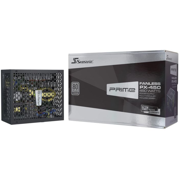 Seasonic PRIME Fanless PX-500 Fuente de Alimentación 500W 80 PLUS Platinum Modular para PC 9