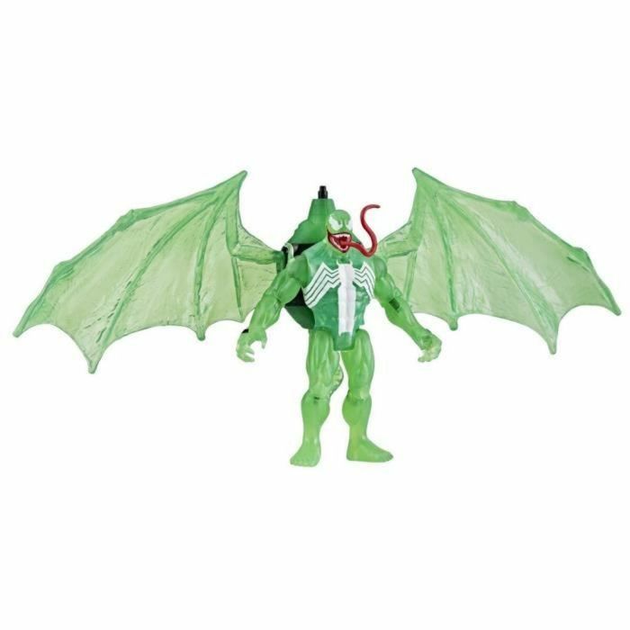 Set de caja Green Symbiote Hydro-Wings, figura de 10 cm con vehículo, juguetes de superhéroes para niños a partir de 4 años 5