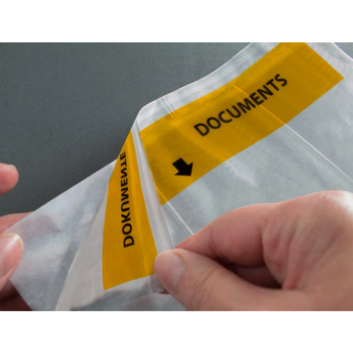 Q-connect Sobre Autoadhesivo Portadocumentos Multilingüe 225x122 mm Transparente - Paquete de 100 7