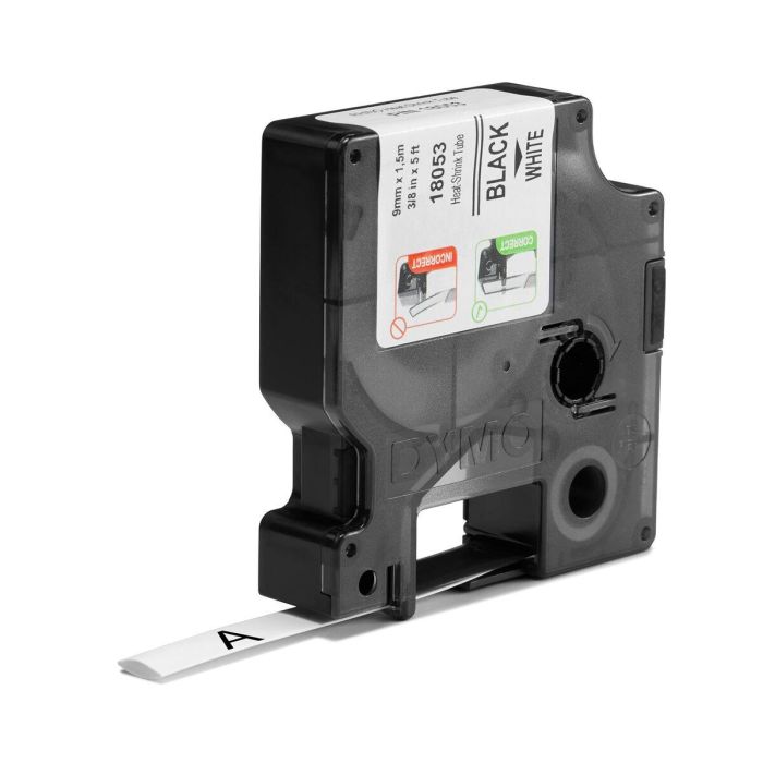 Cinta Laminada para Rotuladoras Dymo 18053 Blanco/Negro Negro/Blanco 9 mm 1 Cinta Laminada para Rotuladoras Dymo 18053 Blanco/Negro Negro/Blanco 9 mm 1