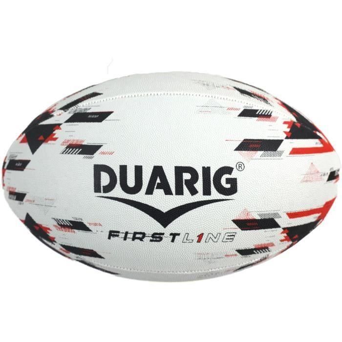 Balón de rugby - Primera línea - DUARIG - Negro y rojo - T5 Balón de rugby - Primera línea - DUARIG - Negro y rojo - T5