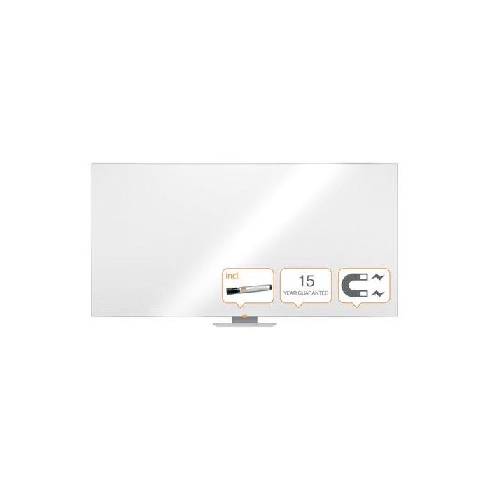 Pizarra Blanca Magnetica Nobo Premium Plus Lacada Movil 240X120 Cm