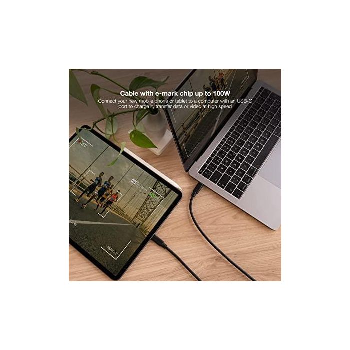 Nano Cable 10.01.4102 Cable USB 3.1 Tipo-C Macho a Macho, Soporta 100W y 10Gbps, 2 Metros, Negro Nano Cable 10.01.4102 Cable USB 3.1 Tipo-C Macho a Macho, Soporta 100W y 10Gbps, 2 Metros, Negro