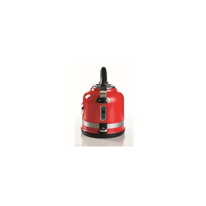 Ariete 2854/00 Hervidor Eléctrico Moderna Rojo 1.7 Litros Acero Inoxidable Termómetro Apagado Automático Diseño Elegante Objeto de Cocina 1
