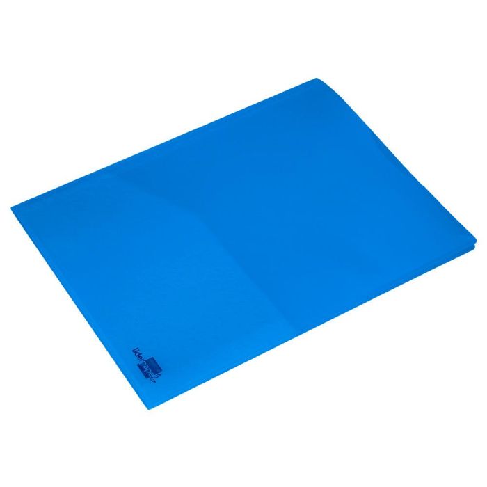 Carpeta Liderpapel Dossier Dos Bolsas Canguro 45682 Polipropileno Din A4 Azul 11