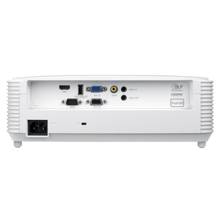 Optoma Proyector W309ST Tiro Corto 3800 Lúmenes WXGA HDMI-VGA Blanco