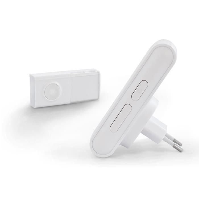 SCS SENTINEL EcoBell 100 Carillón Inalámbrico Enchufable, Sin Baterías, Alcance 100m, 25 Melodías Programadas 1 SCS SENTINEL EcoBell 100 Carillón Inalámbrico Enchufable, Sin Baterías, Alcance 100m, 25 Melodías Programadas 1