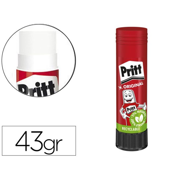 Pritt Pegamento En Barra 43 gr Transparente Caja Expositora -15 Ud-