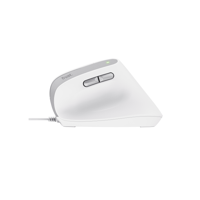 Ratón Ergonómico Óptico Trust 25397 Blanco 2400 dpi 3 Ratón Ergonómico Óptico Trust 25397 Blanco 2400 dpi 3