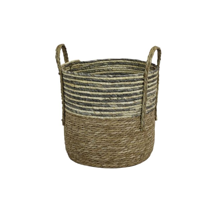 Cesta DKD Home Decor Gris 33 x 35 x 33 cm