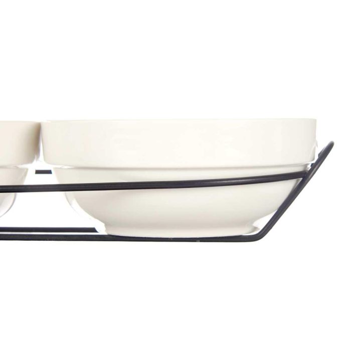 Set 3 Bols Porcelana Blanca 350Ml C Suporte Vessia 40X13CM (12 Unidades) 3 Set 3 Bols Porcelana Blanca 350Ml C Suporte Vessia 40X13CM (12 Unidades) 3