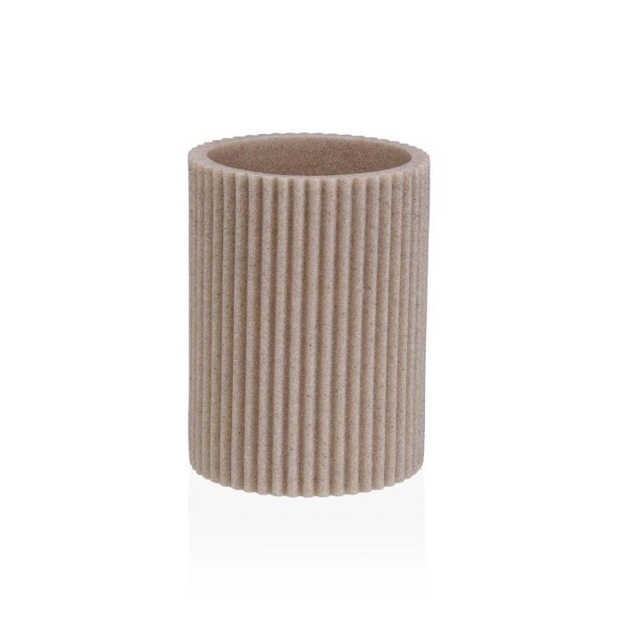 Portacepillos de Dientes Versa Beige Resina 6,9 x 10,2 x 6,9 cm 0 Portacepillos de Dientes Versa Beige Resina 6,9 x 10,2 x 6,9 cm 0