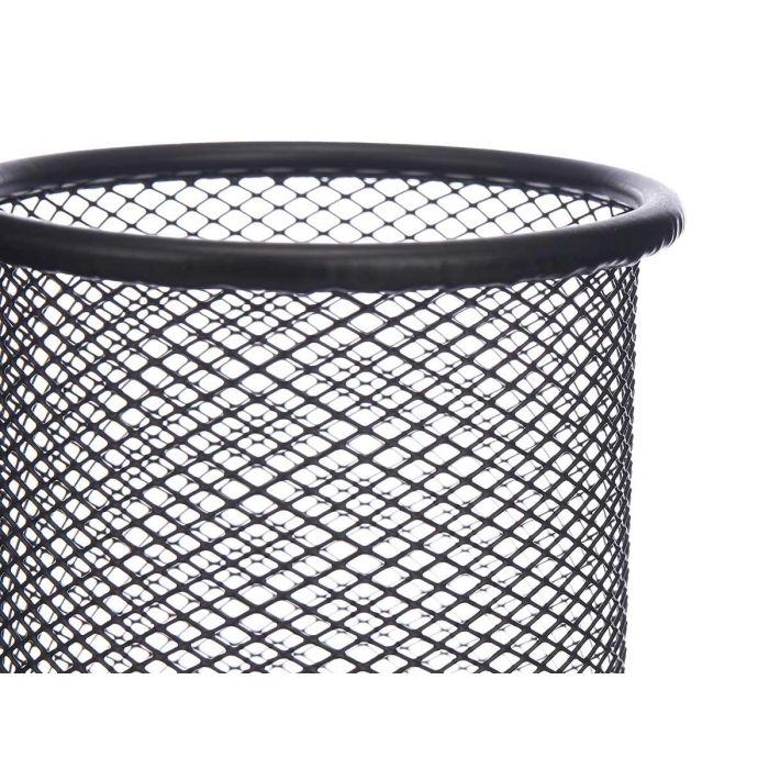 Lapicero Rejilla Redondo Negro Pincello 9x9.5x9 cm Metal (24 Unidades) 3 Lapicero Rejilla Redondo Negro Pincello 9x9.5x9 cm Metal (24 Unidades) 3