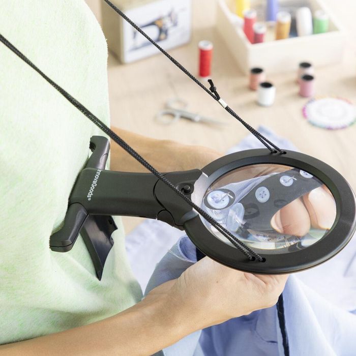 Lupa Manos Libres con luz LED Zooled InnovaGoods