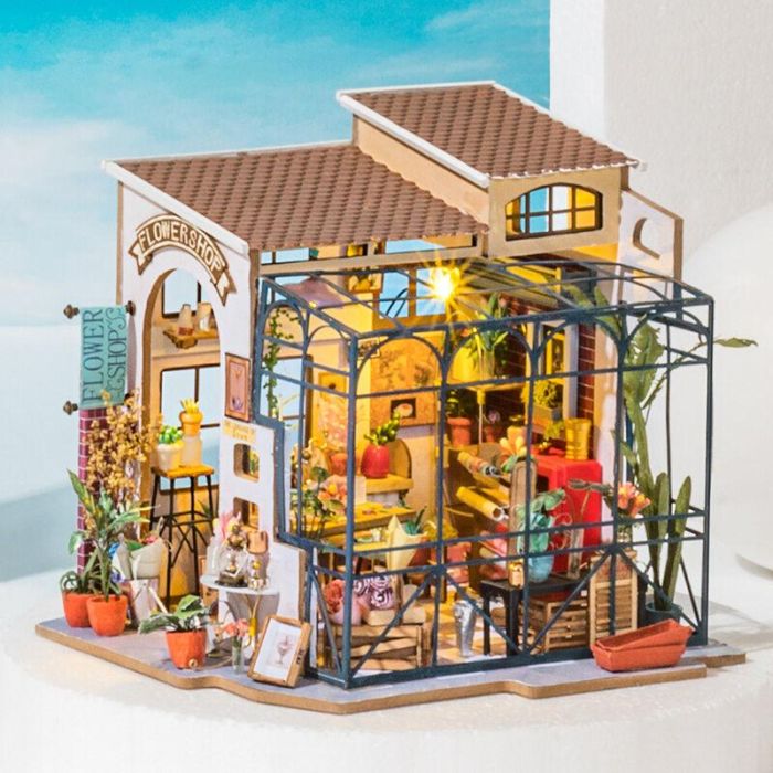 Maqueta Casa Miniatura Emily s Flower Shop 258pzs 7