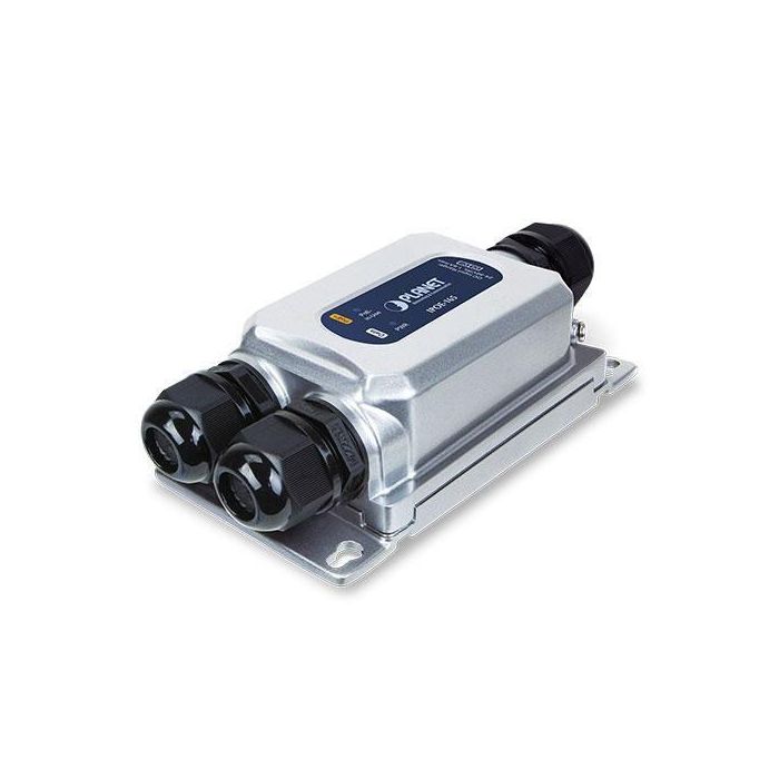 Planet IPOE-175 Inyector PoE++ Industrial IP67 de 1 Canal, 60W 802.3bt Gigabit, 24-56VDC para Exterior y entornos hostiles