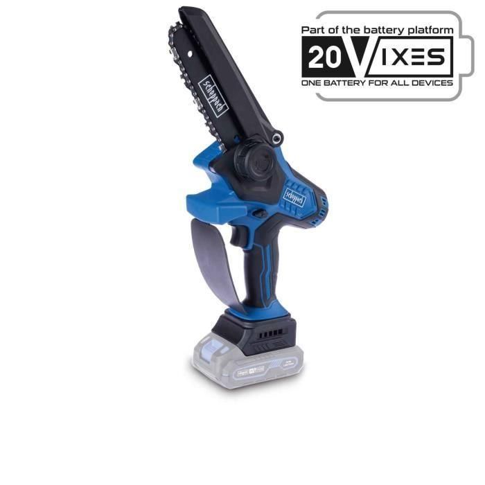 Scheppach BC-PS150-X Motosierra Inalámbrica 20V 150 mm Longitud de Corte, sin Batería ni Cargador Scheppach BC-PS150-X Motosierra Inalámbrica 20V 150 mm Longitud de Corte, sin Batería ni Cargador