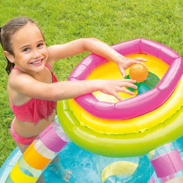 Piscina Hinchable para Niños Intex Arcoíris 374 L 295 x 109 x 191 cm (2 Unidades) 4