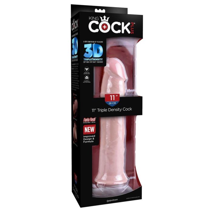 Vibrador realista Pipedream King Cock Plus 1 Vibrador realista Pipedream King Cock Plus 1