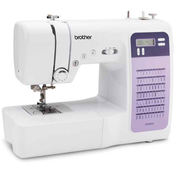 Brother FS70WTx Máquina de coser electrónica con 70 puntadas, enhebrador de agujas, pantalla LCD, brazo libre y amplio espacio de trabajo. 1 Brother FS70WTx Máquina de coser electrónica con 70 puntadas, enhebrador de agujas, pantalla LCD, brazo libre y amplio espacio de trabajo. 1