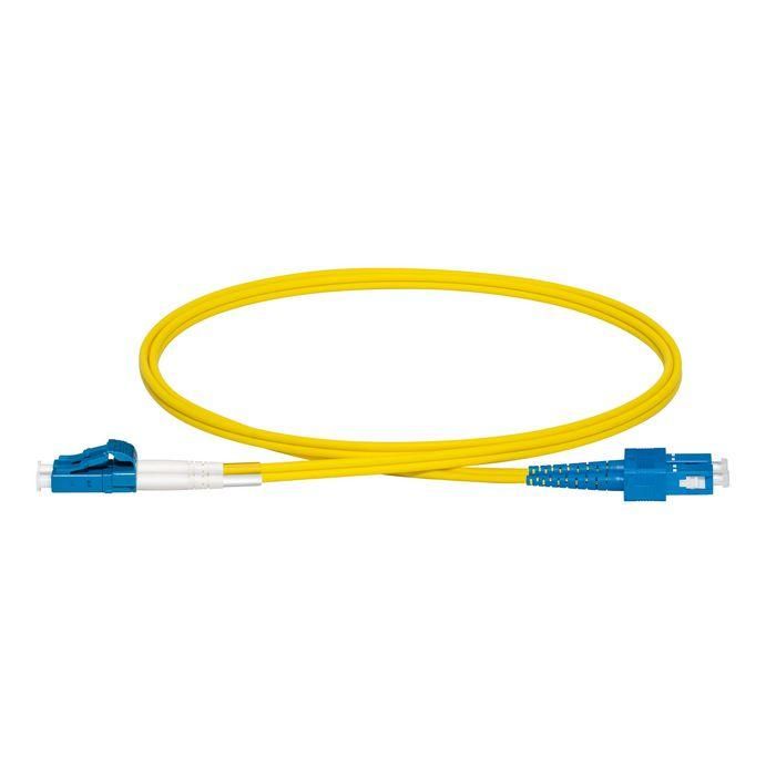 Lanview LC-SC Singlemode fibre cable duplex 2m OS2 9/125 LSZH 1