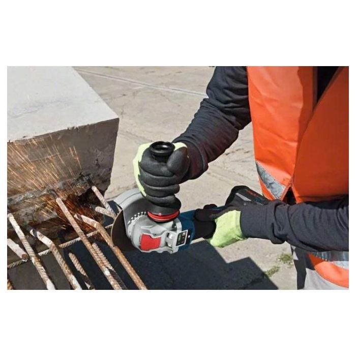 Bosch Professional GWX 18V-10 SC 06017B0400 Amoladora Angular X-LOCK 125mm 18V sin Escobillas 1000W Equivalente Solo L-BOXX 4