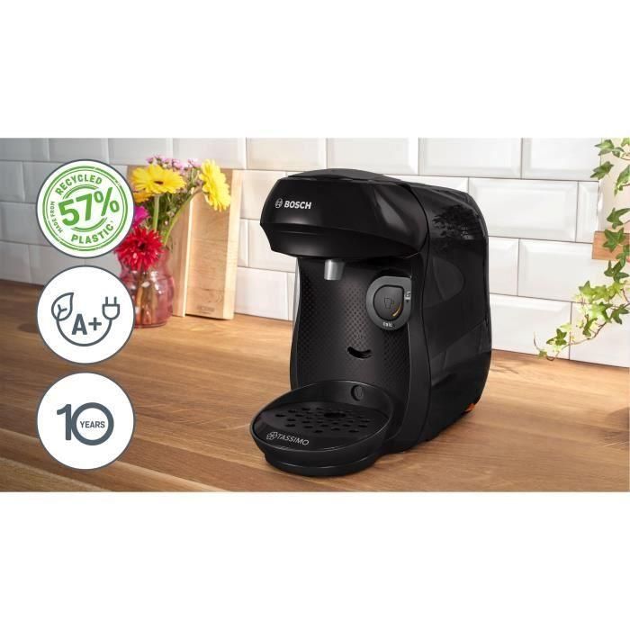 Cafetera multibebidas BOSCH TASSIMO T10 Happy negra 1400 W 3 Cafetera multibebidas BOSCH TASSIMO T10 Happy negra 1400 W 3