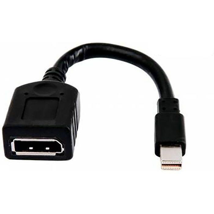 HP Cable Adaptador Único mini DisplayPort a DisplayPort (mDP a DP) para Conectar Tarjeta Gráfica Workstation a Monitor Externo