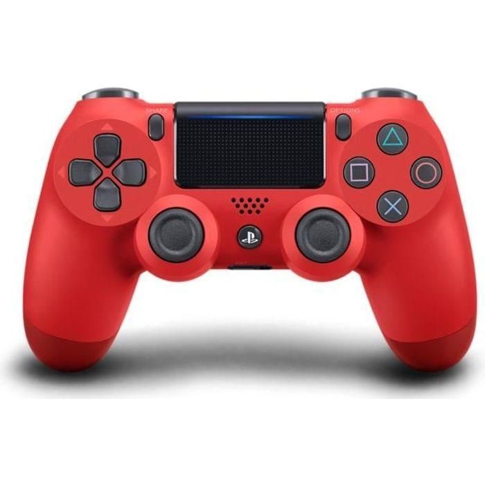Controlador DualShock 4 Rojo PS4 V2 Controlador DualShock 4 Rojo PS4 V2