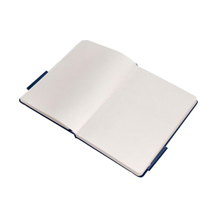 Cuaderno Con Gomilla Antartik Notes Tapa Dura A4 Hojas Puntos Azul Marino 100 Hojas 80 gr Fsc 8