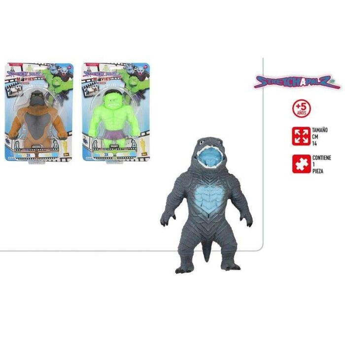 Color Baby Figura Estirable Monstruo Stretchapalz-Bl Pelicula 14cm Modelos Surtidos