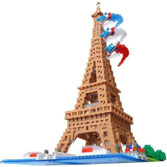 Nanoblock - Bandai - NB057 - Torre Eiffel - 500 piezas - Hazlo tú mismo - A partir de 8 años 4 Nanoblock - Bandai - NB057 - Torre Eiffel - 500 piezas - Hazlo tú mismo - A partir de 8 años 4