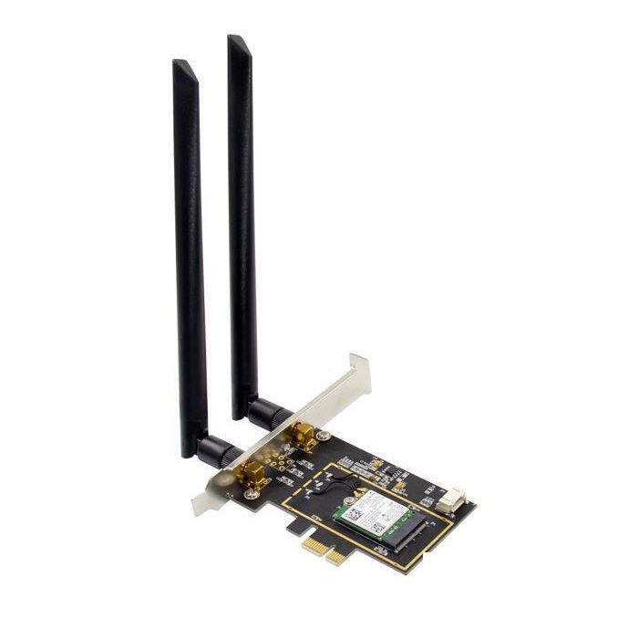 MicroConnect Intel 7260AC chip, Bluetooth 4.0, 802.11a/b/g/n/ac MicroConnect Intel 7260AC chip, Bluetooth 4.0, 802.11a/b/g/n/ac