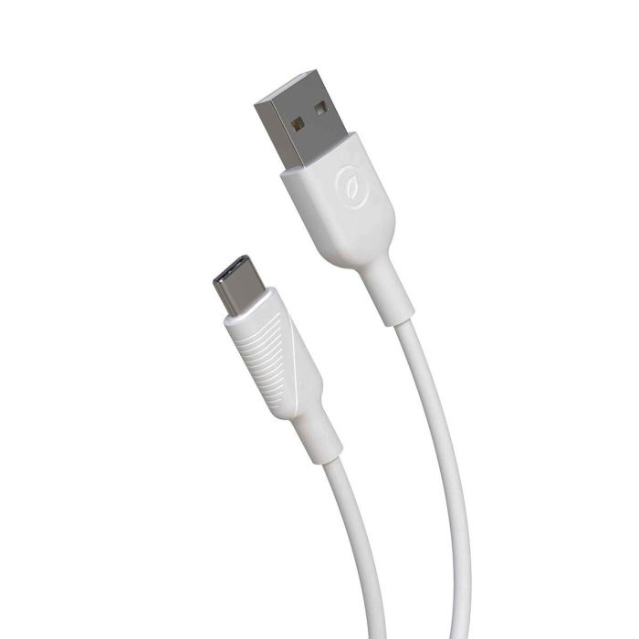 muvit for change cable USB a Tipo C 3A/27W 0.2m blanco 4