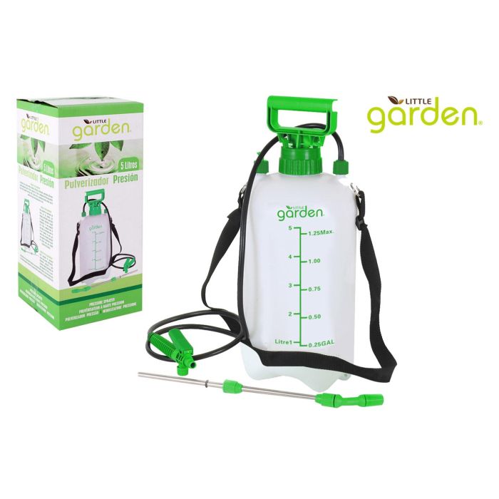 Little Garden Pulverizador 5 Litros Presión 19.2 cm Ancho x 43 cm Alto x 18.7 cm Largo (6 Unidades) Little Garden Pulverizador 5 Litros Presión 19.2 cm Ancho x 43 cm Alto x 18.7 cm Largo (6 Unidades)