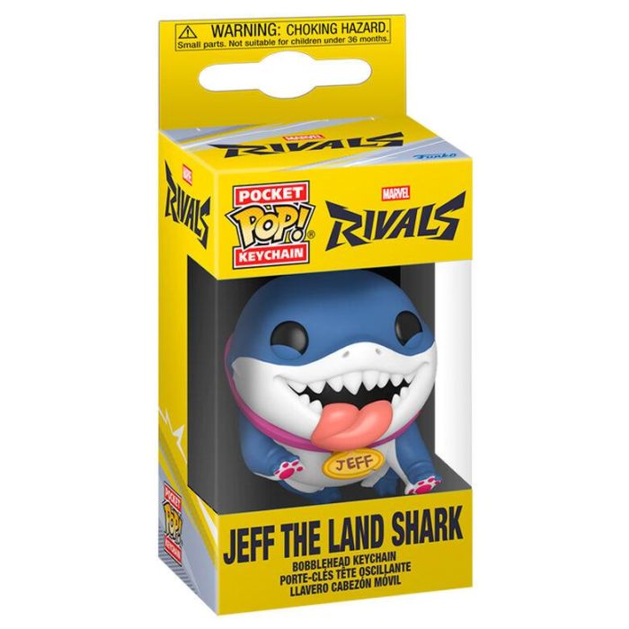 Llavero Pocket POP Marvel Rivals Jeff the Land Shark 1