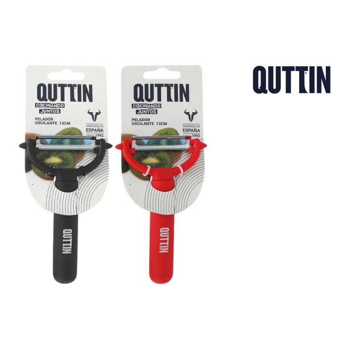 Pelador Oscilante Quttin 13 cm Hoja Inoxidable (24 Unidades) Pelador Oscilante Quttin 13 cm Hoja Inoxidable (24 Unidades)