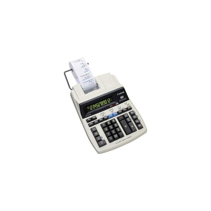 Calculadora Canon Impresora Mp120 mg Es Ii Pantalla Lcd Enchufe Corriente 12 Digitos Color Gris